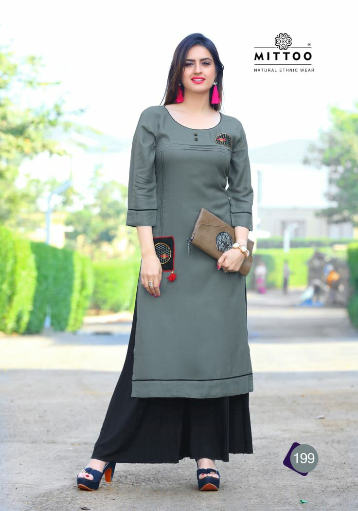 Payal Vol-10 Mittoo Embroidery Rayon Wholesale Kurti Payal Vol-10 Mittoo Embroidery Rayon Wholesale Kurti